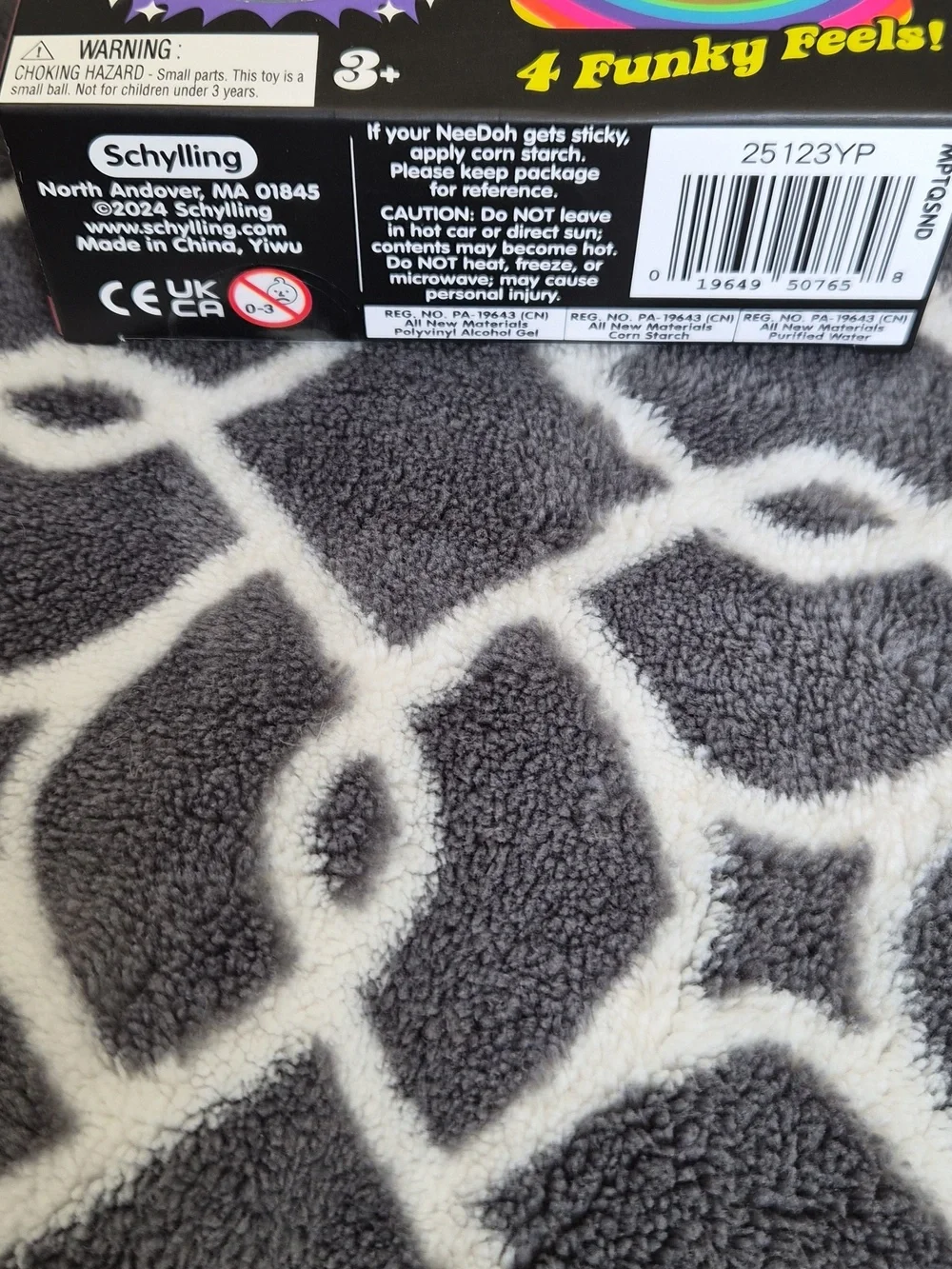 NEW NeeDoh Quad Squad Teenie Funky Stress Reliever Balls Nee Doh - Picture 3 of 3